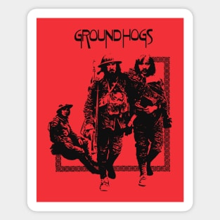 groundhogs symbol poster Sticker